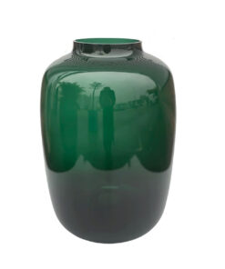 Vase the world artic m green