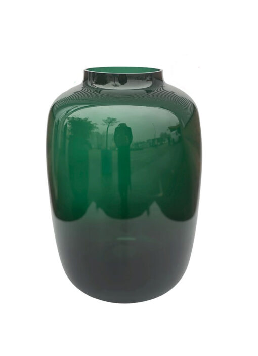 Vase the world artic m green